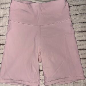 TNA Pink High Waist Performance Shorts